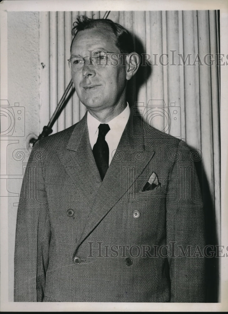 1939 Press Photo James Fly FCC member under f. Roosevelt - Historic Images