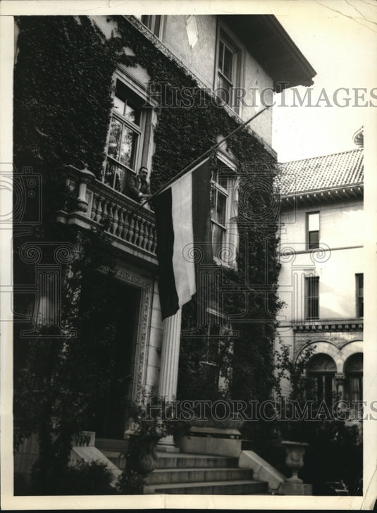1934 JugoSlav flags flys at half mast after President slain - Historic Images