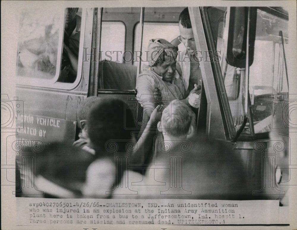 1966 Woman Injured In Deadly Indiana Army Ammo Plant Explosion - Historic Images