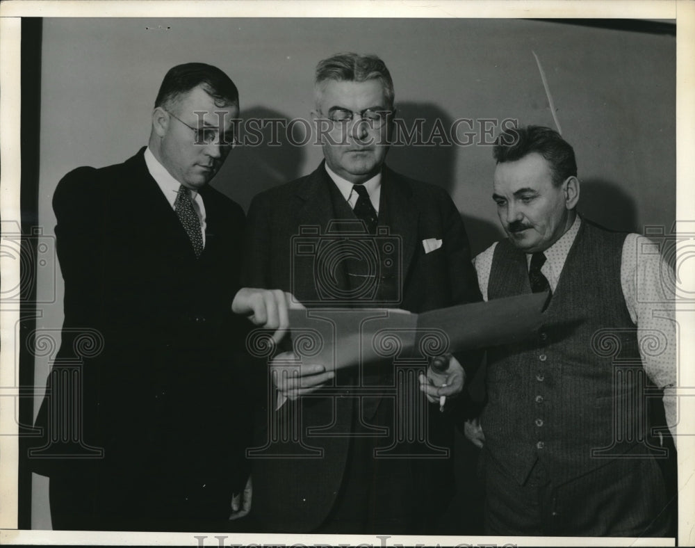 1934 Press Photo Amalgamated Association of Street &amp; Electric Railway Employees - Historic Images