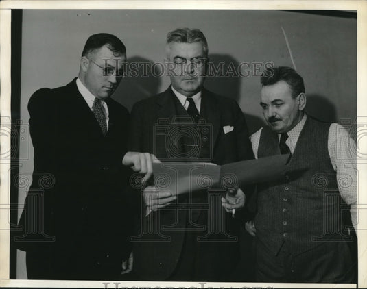 1934 Press Photo Amalgamated Association of Street & Electric Railway Employees - Historic Images