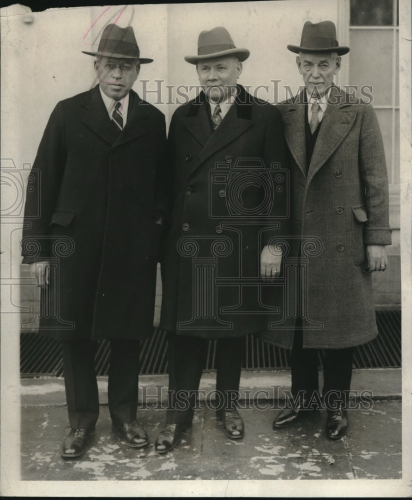 1929 Press Photo American Federation Of Labor Leaders Meet At White House - Historic Images