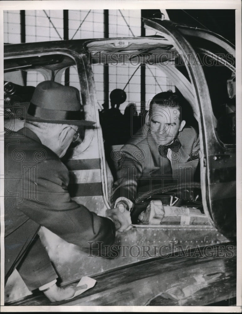 1952 Press Photo Representative Peter Mack (D-IL) &amp; John Hubbs - Historic Images