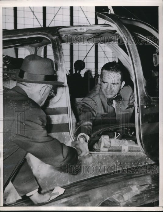 1952 Press Photo Representative Peter Mack (D-IL) & John Hubbs - Historic Images
