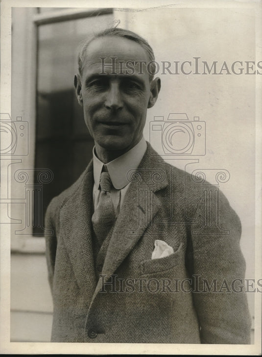 1930 Sir Warren Fisher British Diplomat Arrives On S.S. Berengaria - Historic Images