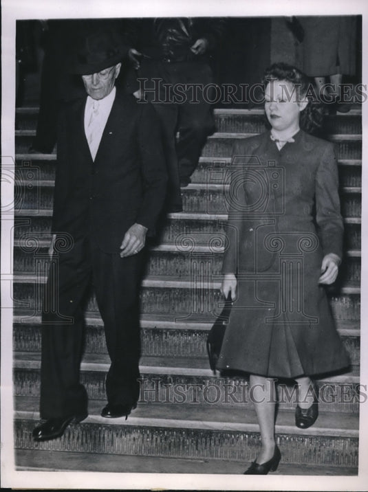 1944 Pauline Frederick Contributed To Delinquency Of Minors With Dad - Historic Images