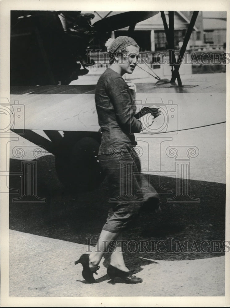 1931 socialite Mary Ellen Farley, fiance of pilot Hugh Herndon Jr. - Historic Images