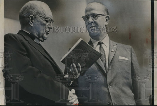 1961 Rev H. Turner and P.D. McKelvey of United Presbyterian Church - Historic Images