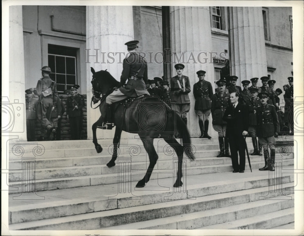 David Margesson 1941 Press Photo War Minister Margesson Inspects Cadets in England ...