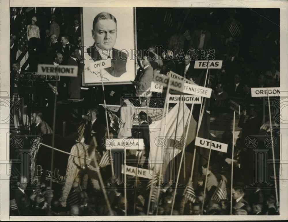 1928 Press Photo Big Demonstration G.O.P. John McNab - Historic Images