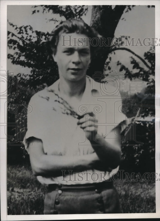 1941 Press Photo Gabriella Sullivan Womens Basketball Player Killed By Shotgun - Historic Images