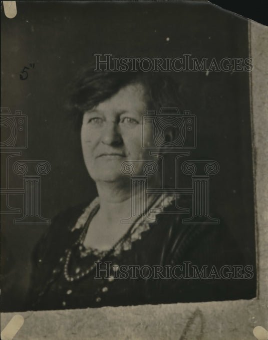 1921 Press Photo Portrait Of Old Lady Mother Of Anna Bell Leach - Historic Images