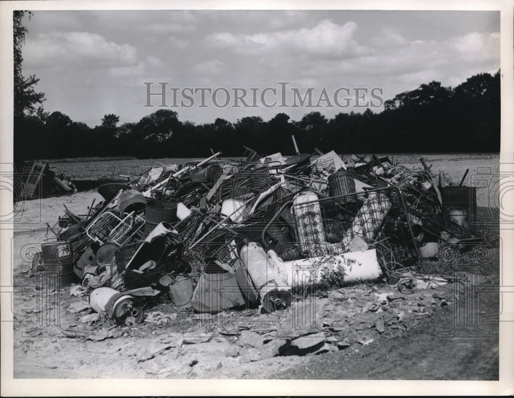 1958 Press Photo Baumann farm Rockside Rd Independence - Historic Images