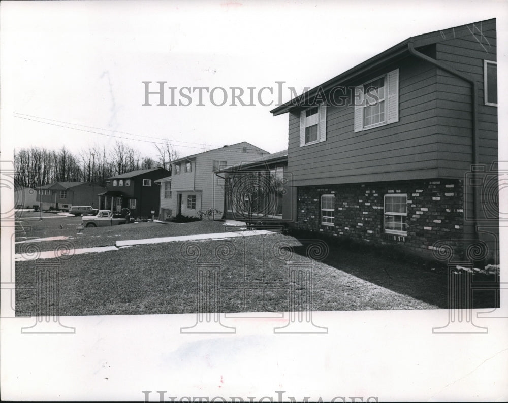 1964 Press Photo Newest housing development in Twinsburg - Historic Images