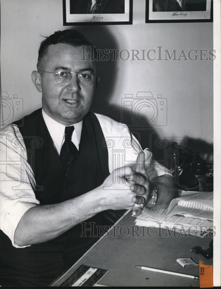 1941 Press Photo Michael Wiiman Chairman of CIO-UAW Organizing Committee - Historic Images