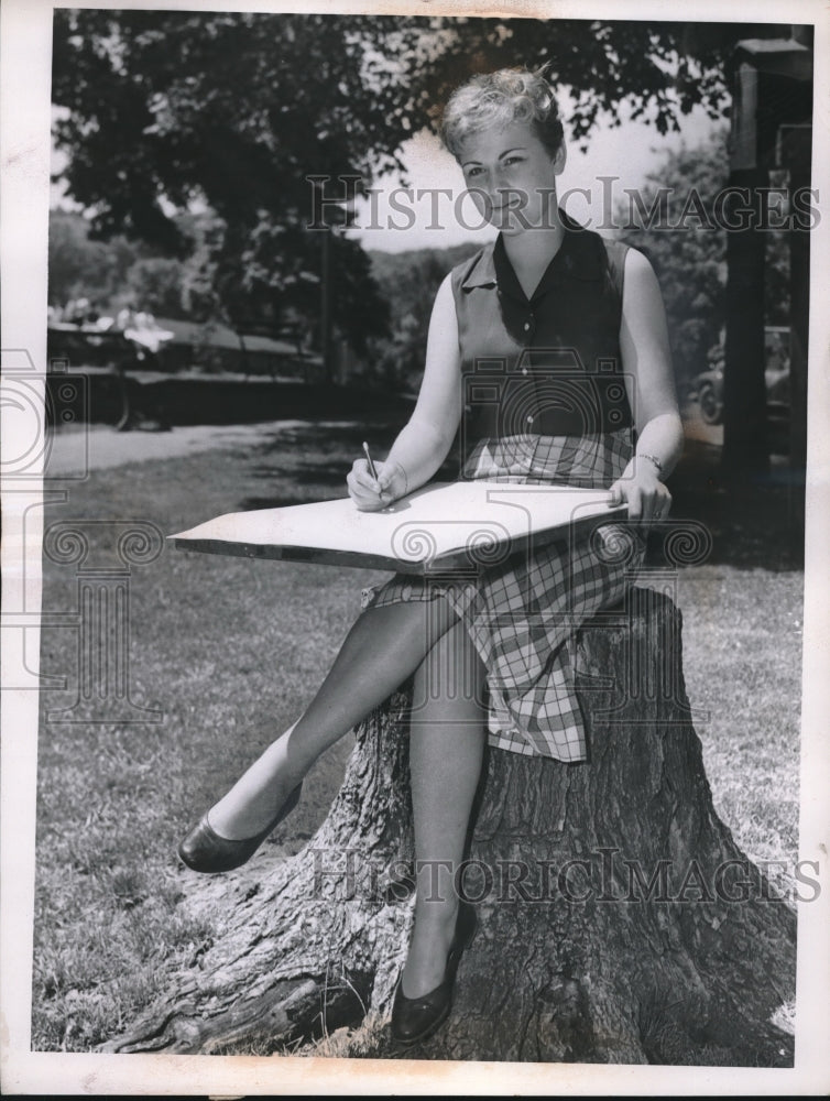 1958 Linda Larkman Drawing - Historic Images
