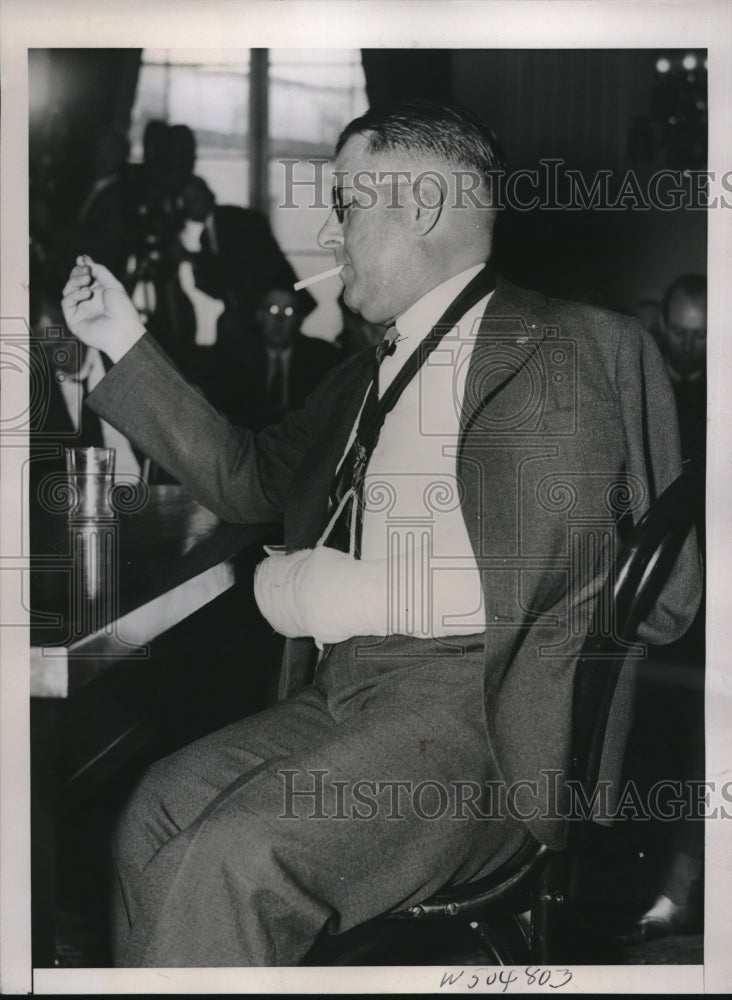 1939 Press Photo James Campbell Army Captain Testified On Leftist Revolution - Historic Images