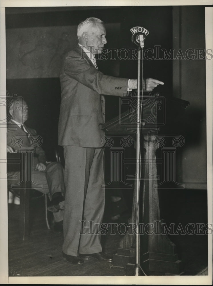 1936 Senator James Reed Speaks At Jeffersonian Democratic Rally - Historic Images