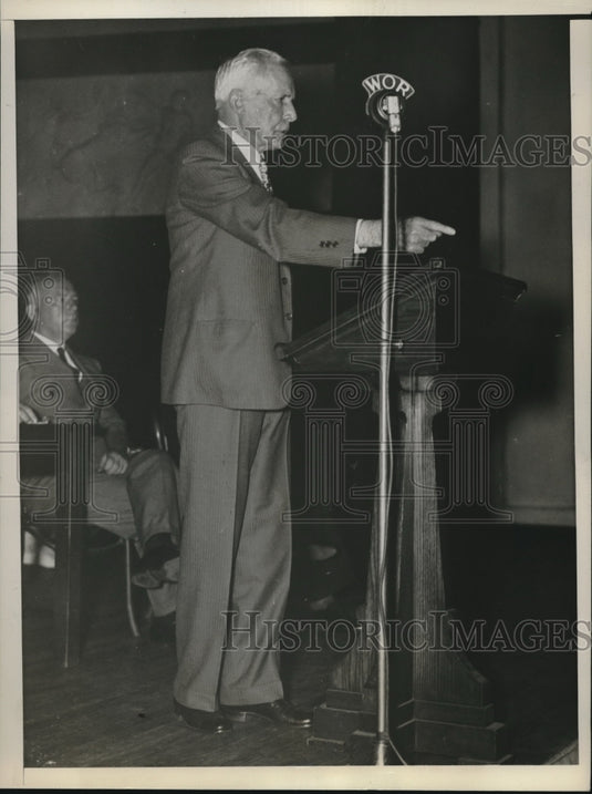 1936 Senator James Reed Speaks At Jeffersonian Democratic Rally - Historic Images