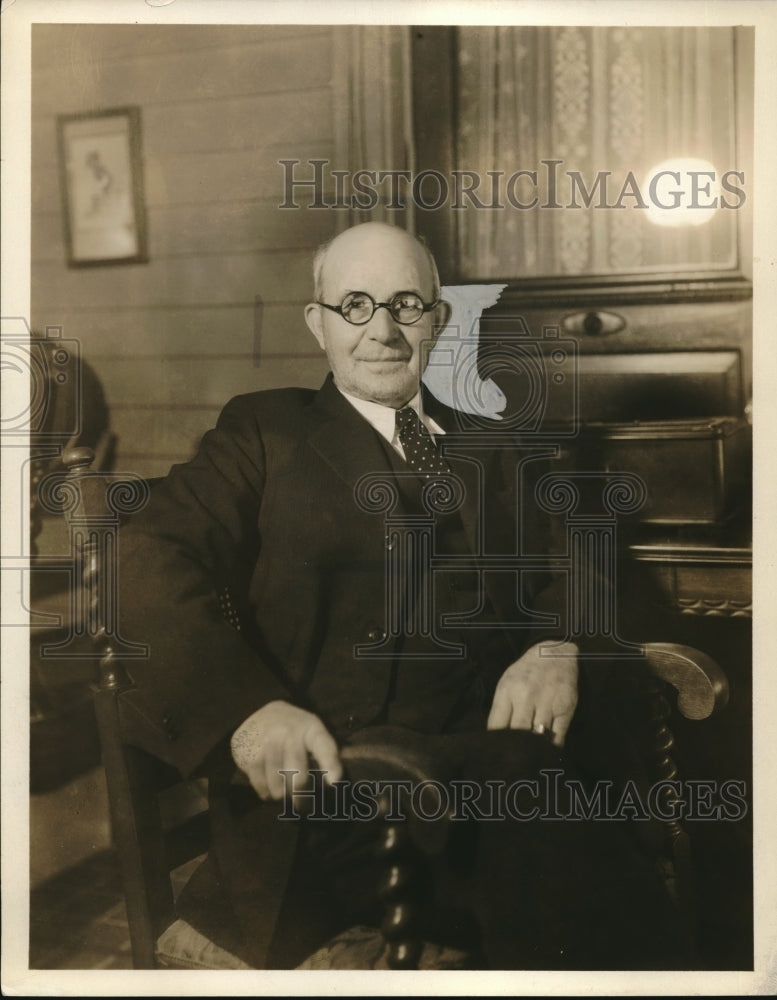 1932 Press Photo Frank Carter Stonefield Illinois - Historic Images