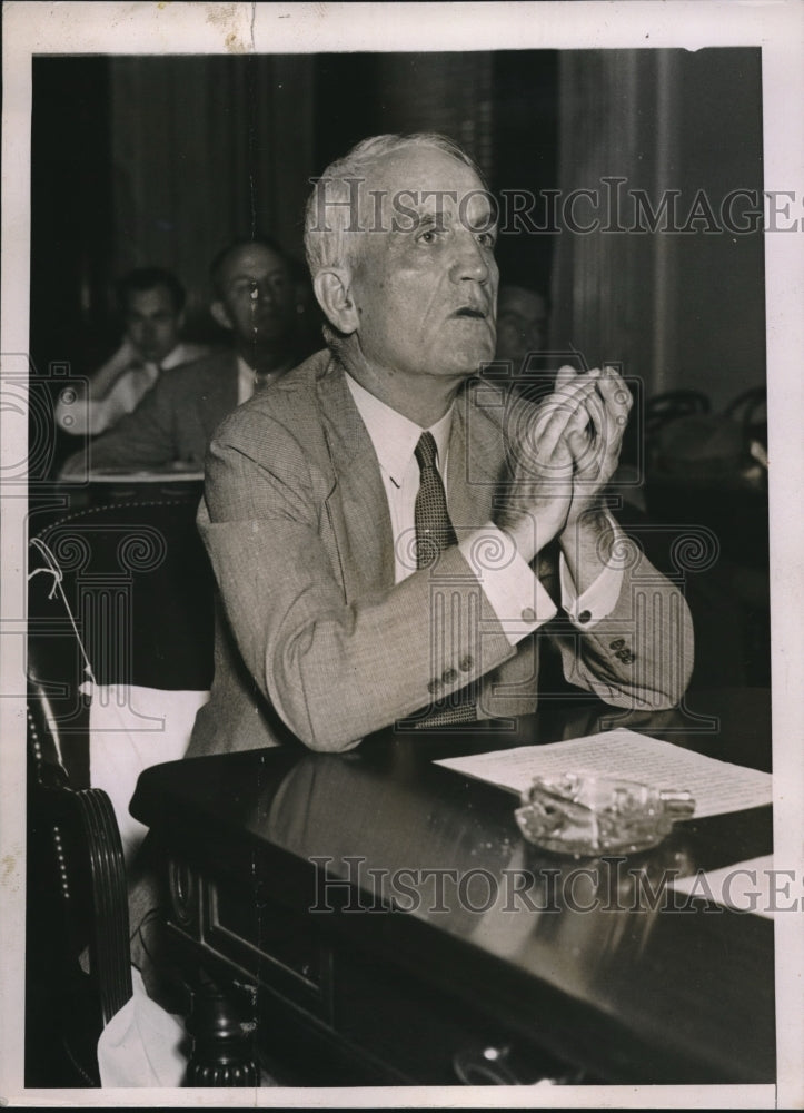 1935 Philip Gadsen Philadelphia Senate Lobby Committee Hearing - Historic Images