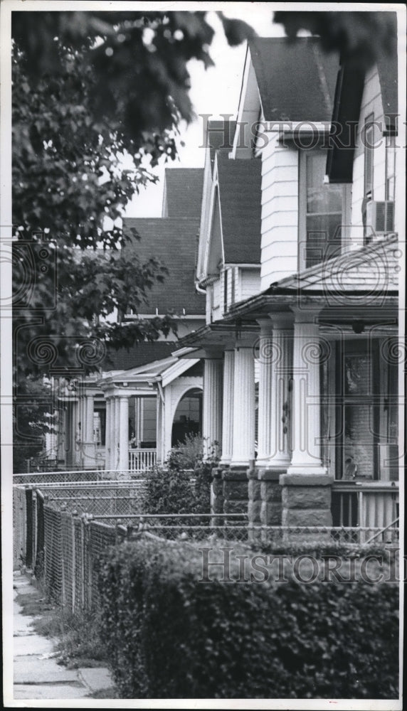 1970 Press Photo West 47th Street View - Historic Images