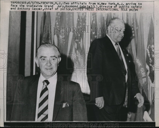 1970 Press Photo Raymond Gabriel Anthony Casper New York Statewide Grand Jury - Historic Images