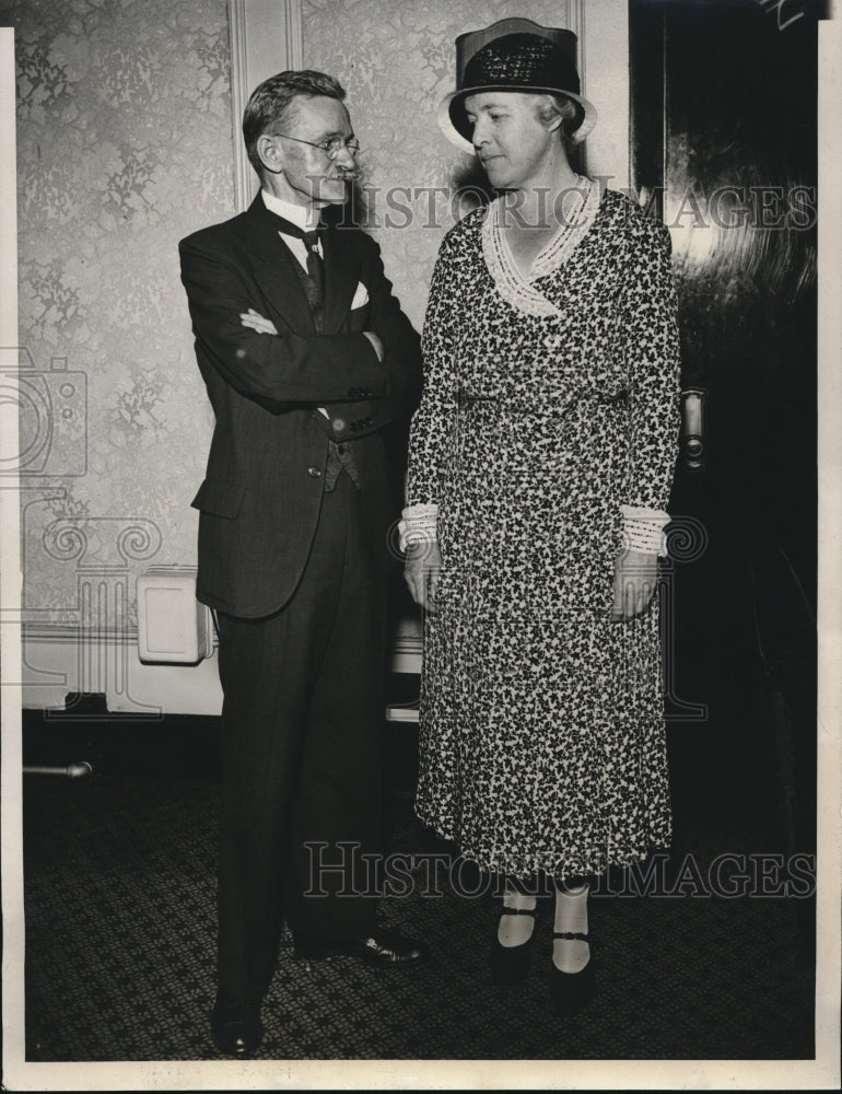 1932 Press Photo Head Missouri Delegation Arrive to Republican Convention - Historic Images