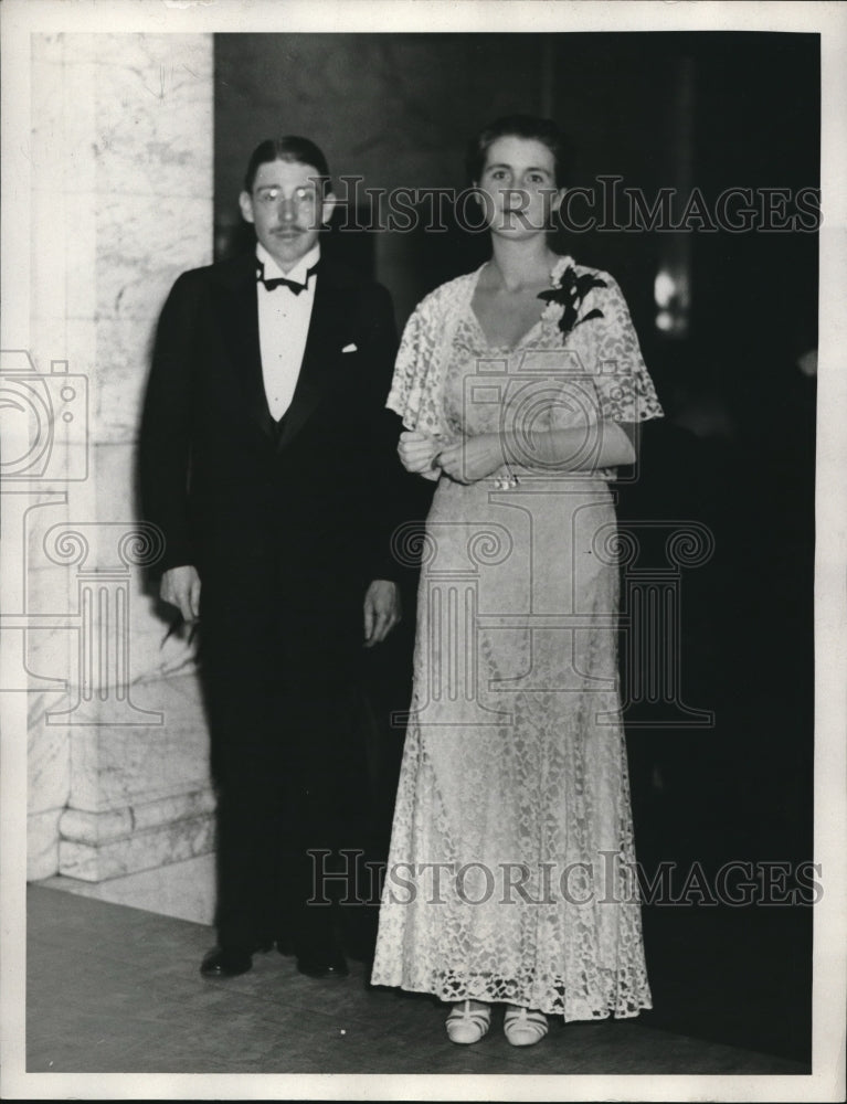 1932 Press Photo D.S. Connelly and Allinr Beaumout - Historic Images