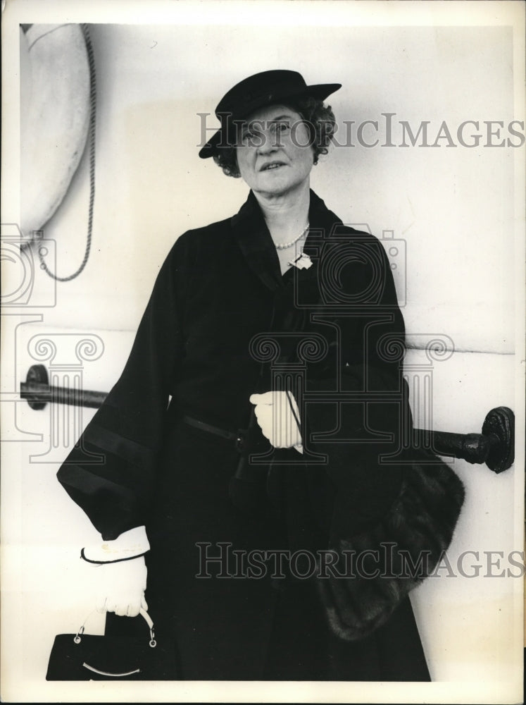 1934 Press Photo Mrs. F Carson of Pittsburg - Historic Images