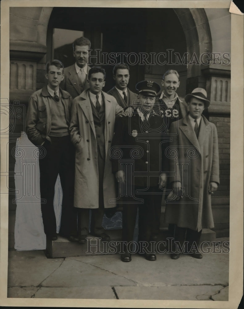 1932 Press Photo Oberlin students arrested in Lorain - Historic Images