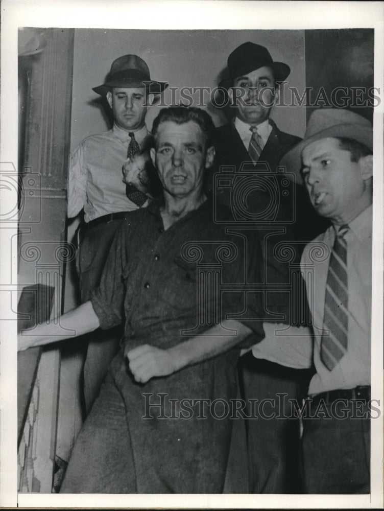 1942 Press Photo James Shifflett suspect in murder - Historic Images