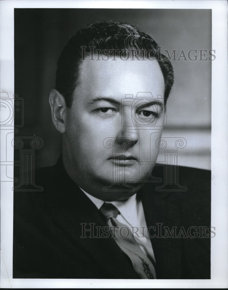 1967 Press Photo R. John Cunningham Sr VP of MSE Clearing &amp; Service Corporation - Historic Images