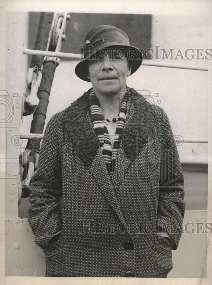 1932 Press Photo Virginia Gildersleeve Dean Barnard New York - Historic Images