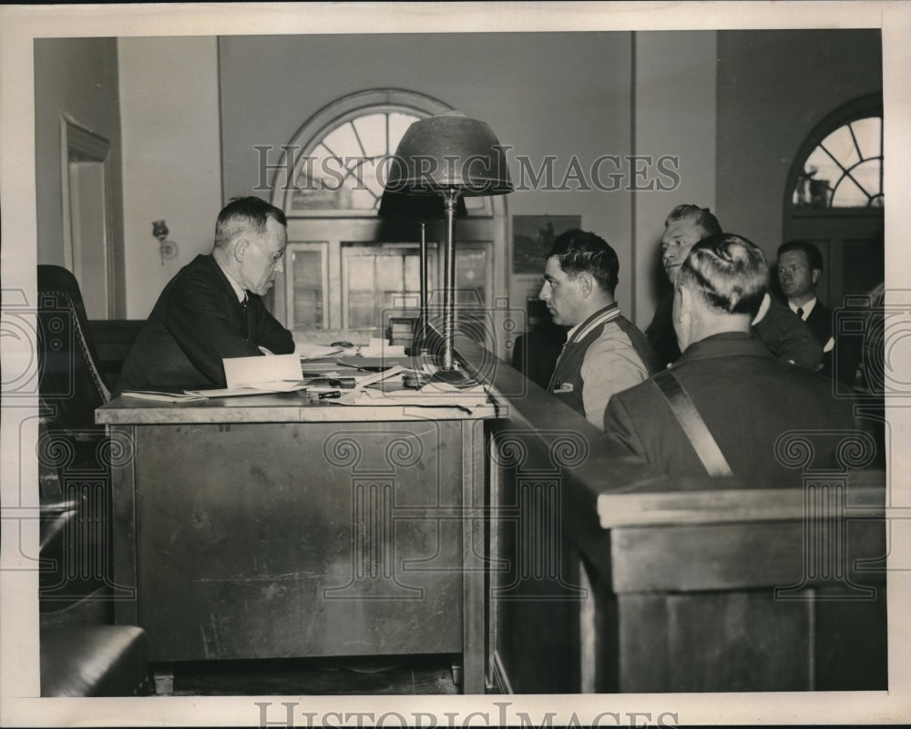 1940 Joseph Zito shown during his arraignment - Historic Images