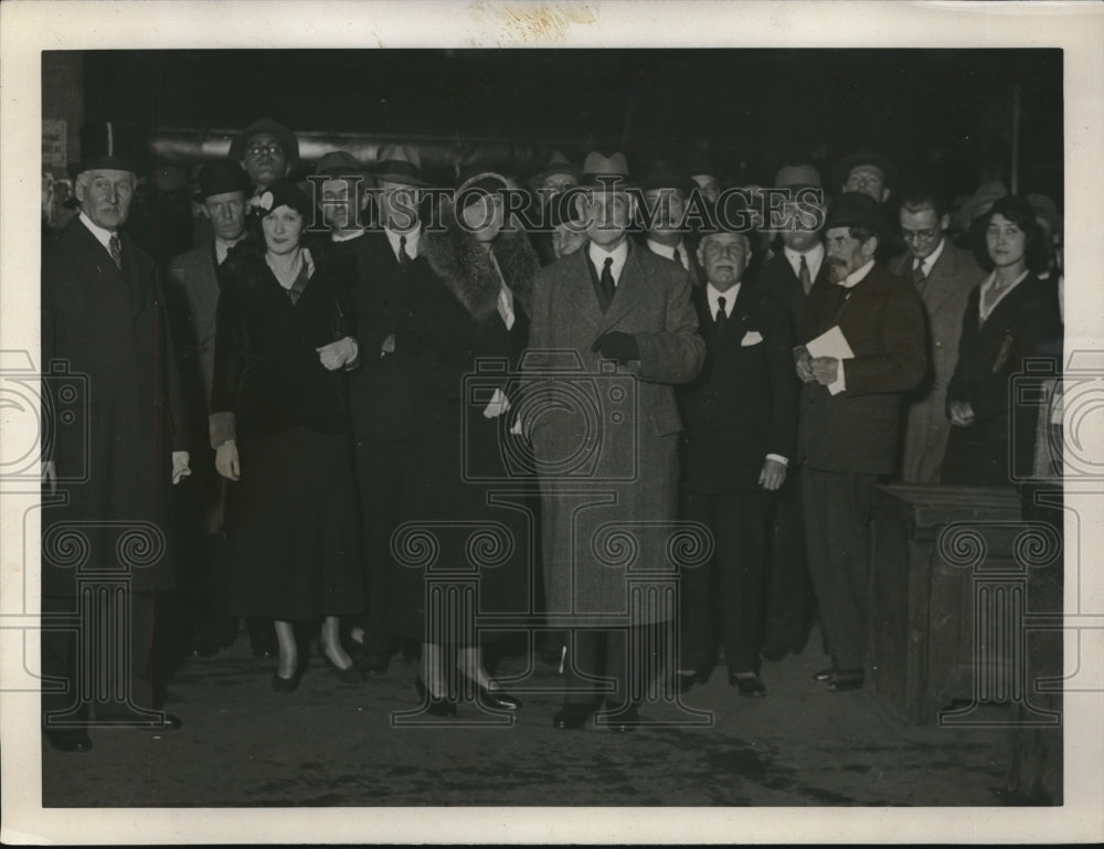 1931 Lord Reading w/ M Bec de Fouguieres, Lady Reading &amp;Lord Tyrrell - Historic Images