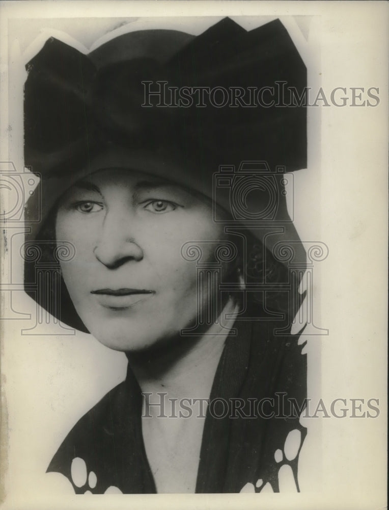 1923 Press Photo Lysbeth Houde Exposes Drug Rings - Historic Images