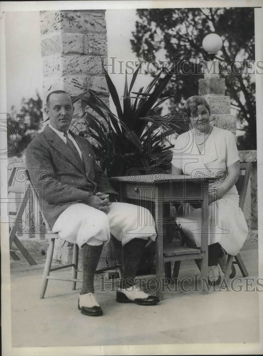 1932 Mr & Mrs Irving Von Zandt VP of Madison Square Savings Bank - Historic Images
