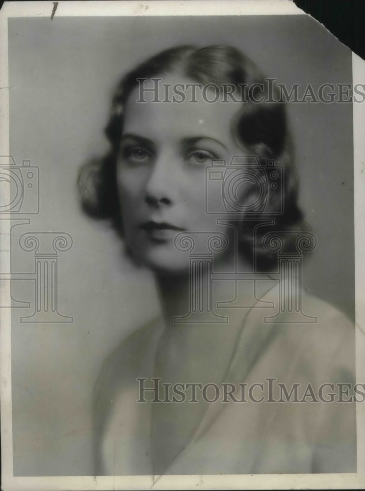 1931 Press Photo Dorothy Gell Daughter of Wife of Undersecretary of Treasury-Historic Images