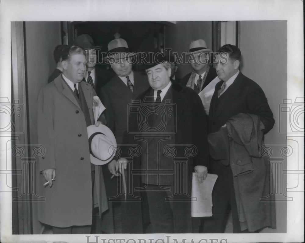 1941 Press Photo Doonan, J. Brady, H. Mack, Dewey, A.J. Miller, Elmer DePlanche-Historic Images