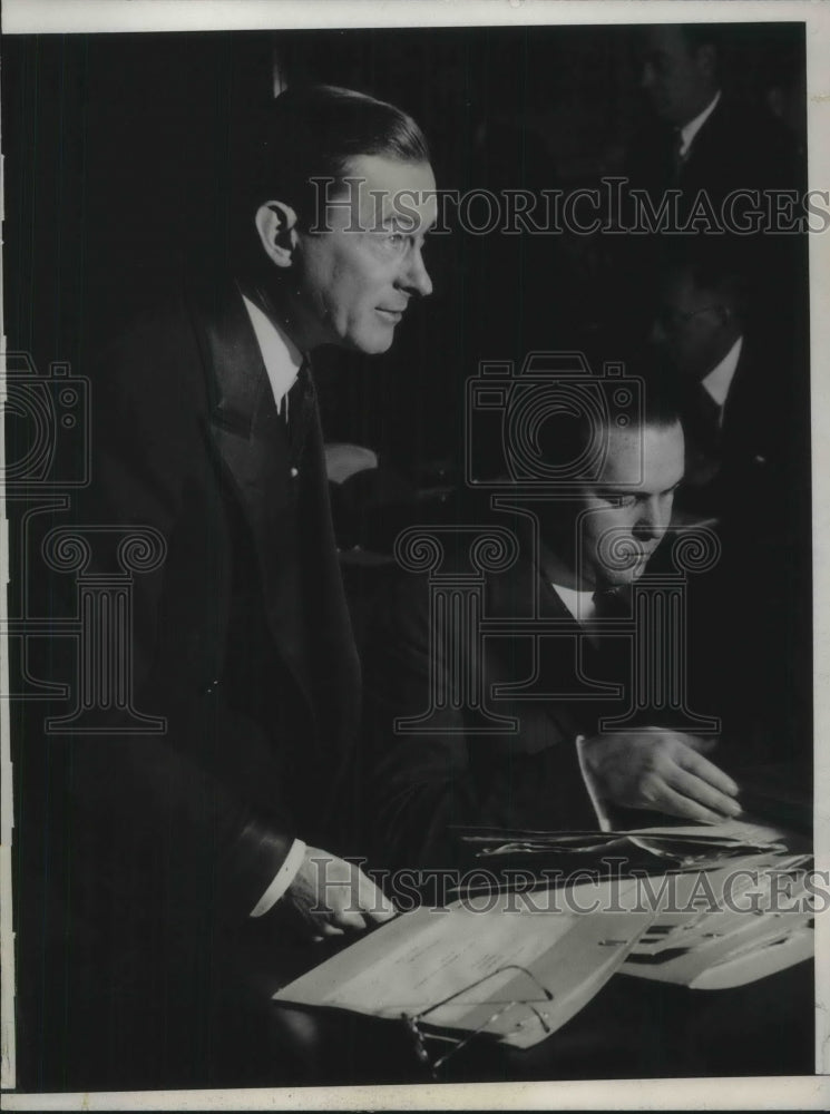 1931 James Walker in Plea to Gov. Rolph With John Hastings - Historic Images