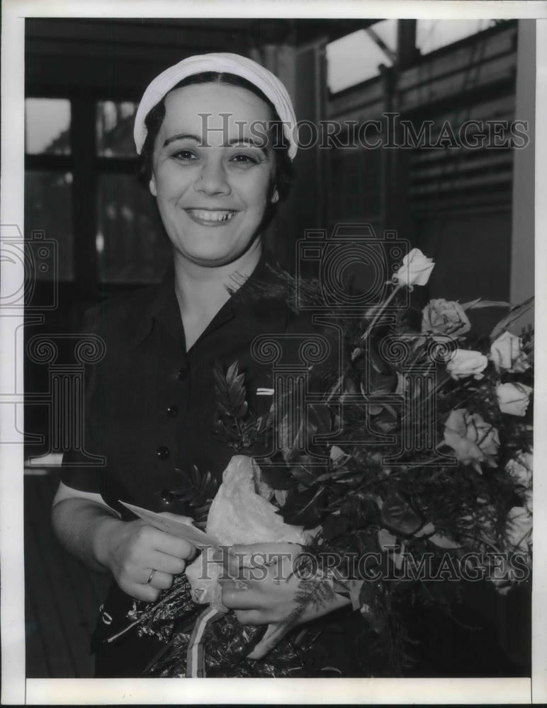 1941 Press Photo Mrs. Dobrila Simovitch, Wife of Former PM General Simovitch - Historic Images