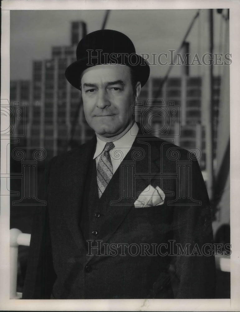 1940 Press Photo Max Shoop, Former President of the American Club in Paris - Historic Images