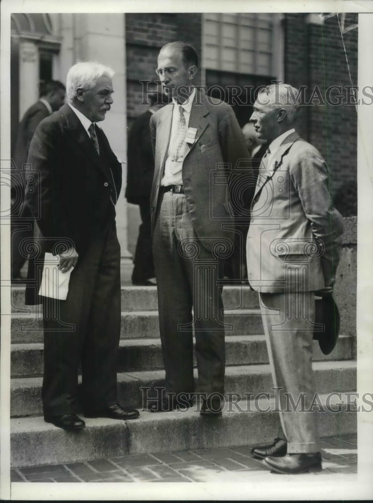 1932 Sir Frank Dyson, J. Stokkley, H. Nox - Historic Images