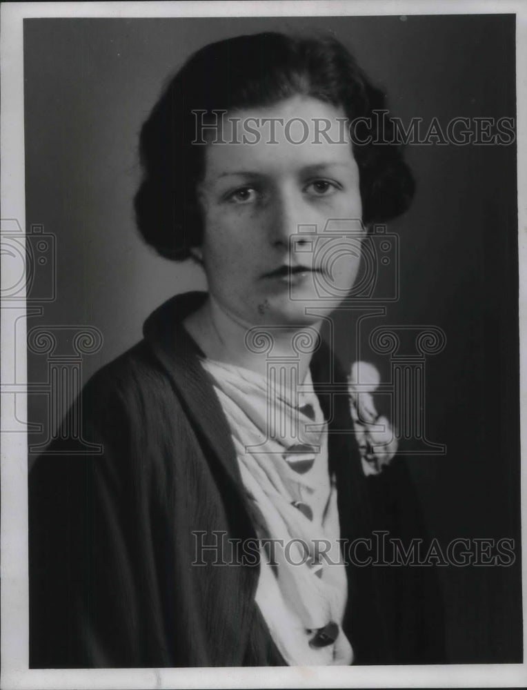 1934 Press Photo Card part Hostess Boyle Boosters. - Historic Images