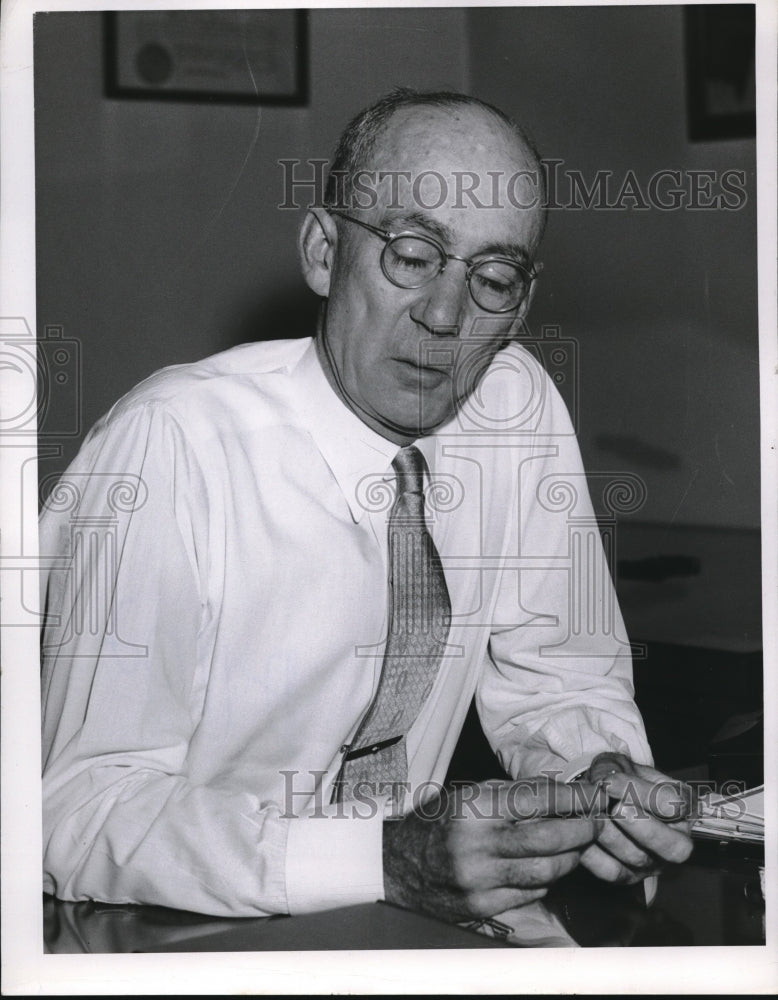 1957 Charles Carran, Cleveland City Manager - Historic Images