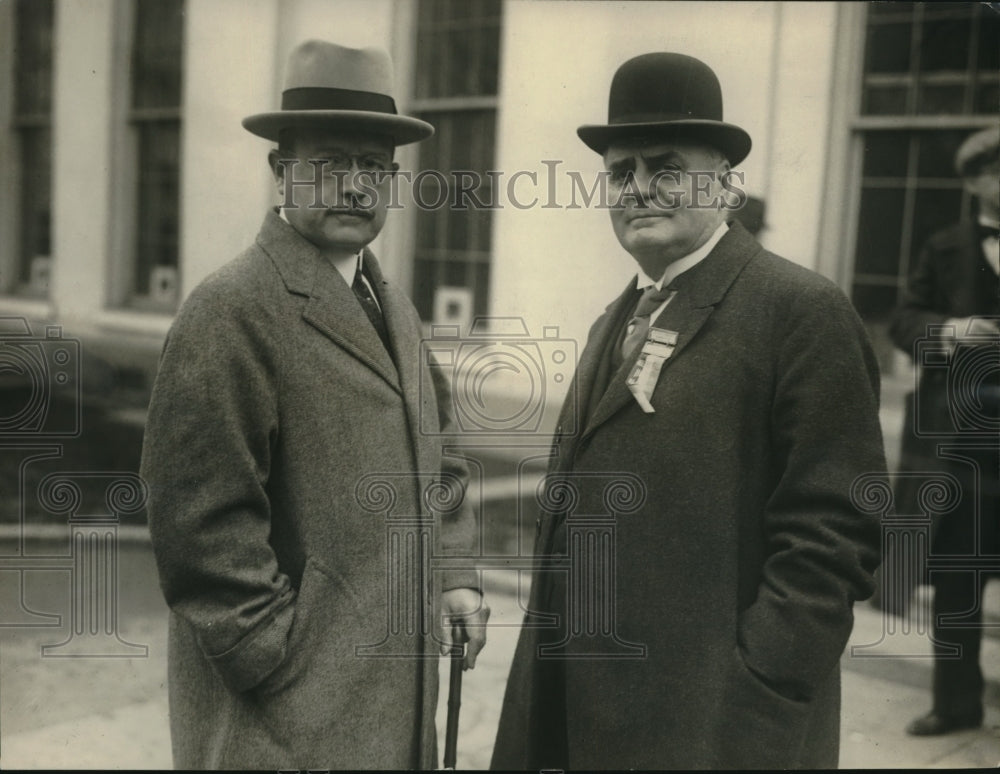 1923 Frank Hight and Oscar, Hotel Managers at the White House - Historic Images