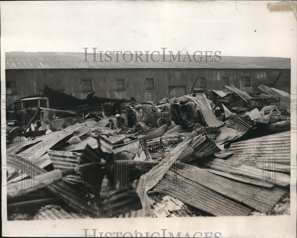 1932 Army Transportation Building destroyed at Ft Jay - Historic Images