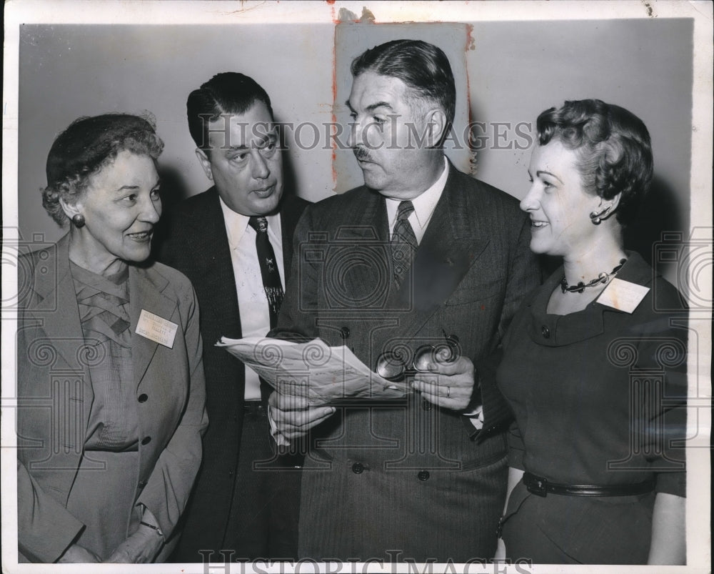 1955 Neil Staerler, Mrs. Charles W. Tillett, Kirtley Schneider - Historic Images