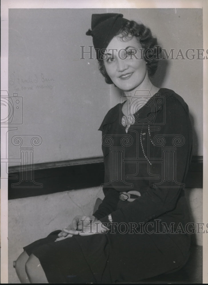 1936 Press Photo Lenore Miller Actress owner of Dacing School Sues - Historic Images